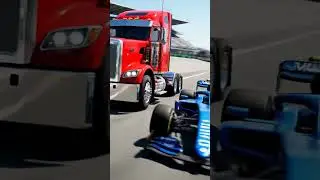Optimus Prime vs Formula 1 #automobile #americantrucksimulator