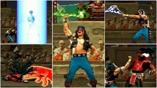 Mortal Kombat Trilogy - Nightwolf Fatalities, Brutality, Animality, Friendship & Babality (PS1)