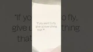 If you want to fly
