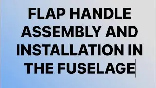 Flap Handle Assembly