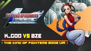 KOF 2002 UM - (HK) K_god vs Aze (阿泽) FT10 - Luta incr&iacute;vel!