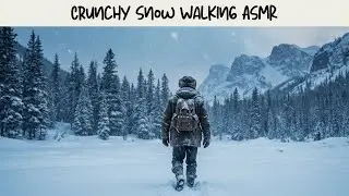Crunchy Snow Walking ASMR 10 Hours Relaxing Winter Walk for Sleep & Focus