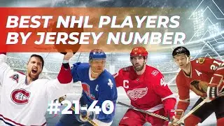 The BEST NHL Player For Every Jersey Number #21-40