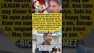 RICCI RIVERO NEXT TARGET NA NAMAN ANAK NI RICHARD GOMEZ. #shorts