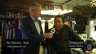 Dreamer-Vietnam Vet helps homeless & vets with haircuts and loving car