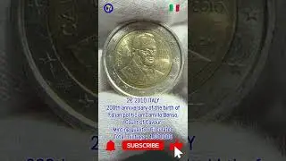 #94: Moneta 2&euro; &ndash; Włochy 🇮🇹 Camillo Benso di Cavour 👑 Historyczna i rzadka?