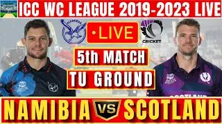 Namibia Vs Scotland Live Streaming | NAM Vs SCO Live 2023 | WC League 2019-23 | 5th Match