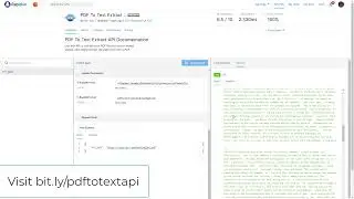 Extract Text from Pdf API