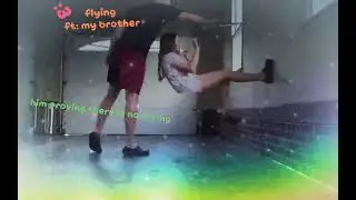 Flying/walking on a wall!!! (Sorry for the low quality😭🥺)