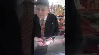 Very emotional old Spanish man listening to Quran Recitation