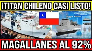 TITAN Chileno LISTO! Buque Magallanes al 92% y Botadura en 2026 🇨🇱 #Chile #Valparaiso #Concepcion