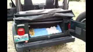How to put the top up on your soft top Jeep - Soft top installation