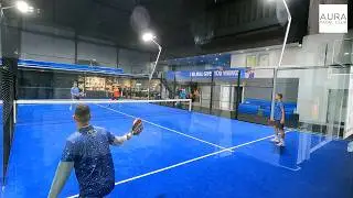 Padel Faceoff - Defend the Court👑⚔️ - Intermediate Courtside Action [Uncut] - Backhand Side