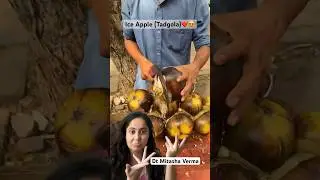 Kya bolte h apke yhn isko😍 |Benefits of ice apple (Tadgola)✅ #youtubeshorts #shortsfeed