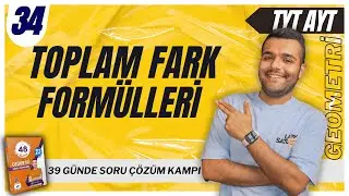 📐Toplam Fark Formülleri Soru Çözümü🔥39 Günde TYT-AYT Geometri Kampı 34.Gün