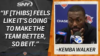 Kemba Walker speaks for first time since being benched | Knicks News Conference | SNY