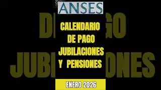 #calendariodepagos #jubilaciones #pensiones #enero2026 #Anses #dinero #jubilados