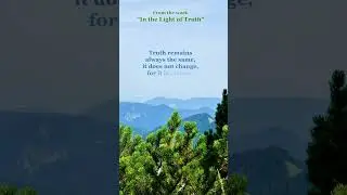 Can TRUTH ever change?