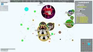 AGAR.IO BOTS WITH 132 MASS || AGARBOT.OVH