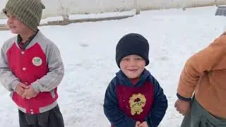 Boys at Snow