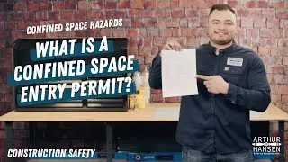 What is a Confined Space Entry Permit: Confined Space Hazards | Construction Safety 2022