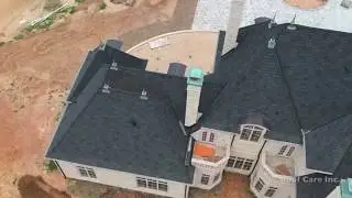 ROOFING DRONE FOOTAGE OF GORGEOUS HOME