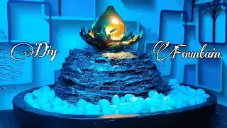 DIY Unique Table Top Water Fountain. @rahitscreativity