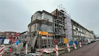 Sloop oude slagerij in Schiedam-West weer hervat, maar woningbouw is onzeker