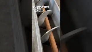 U-type screw conveyor。 #tongjinjin #screwconveyor