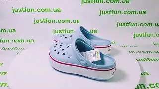 Сабо Crocs Crocband Platform Clog Ice/Blue