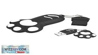 Biyetimi Cat Paw USB Flash Drive 64GB Black Cartoon Memory Stick Free
