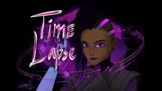 SOMBRA - Overwatch Fan-art [Timelapse]