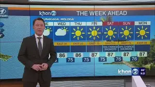 Justin Cruz's Hawaii Weather Report 09-01-2025