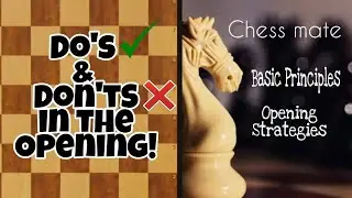 Chess Opening Strategies And The Basic Principles Of Chess