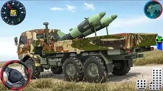 US Offroad Army Truck Driving 3D 2025 - Army Truck Driving Cargo Games - Andriod Gameplay