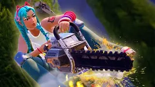 INSANE CAT LADY HAS A CHAINSAW
