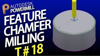 Autodesk Powermill 2020 Tutorial | Delcam PowerMill Programming | Powermill Feature Machining