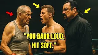 Young Fighter Mocks a 1950s Boxing Legend &mdash; Then Steven Seagal  Walks Into the Ring And Silences Him