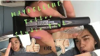 Maybelline Tattoo Studio Brow Gel TEST