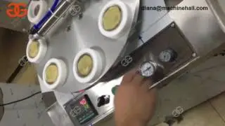 Automatic Egg Tart Crust Press Machine Testing Video