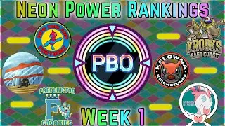Neon Week 1 Power Rankings | Pokemon Draft League | PBO S10