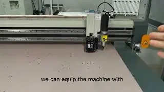 Richpeace Machine testing with auto cutter to cut and print airbag material