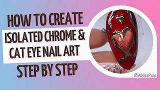 How to Create Isolated Chrome & Cat Eye Nail Art | Step-by-Step Tutorial 💅🏼