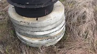 4 Inch Concrete Precast Manhole Grade Ring Sections - Mastic Sealant will prevent Infiltration