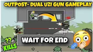 DAY-218 | Mini Militia Classic : OUTPOST DUAL UZI GUN GAMEPLAY 🔥#minimilitia #minimilitiaclassic #op