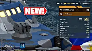 AK-630M2 Kvartet 🔥-New Air Defense / New Event / Modern warships 
