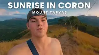 Watching Sunrise from Mount Tapyas 🇵🇭 Coron on a Budget