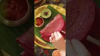 Oats Masoor Dal Dosa - Made with lentils, oats and the goodness of beetroot #dosa&nbsp;#cheela&nbsp;#oats
