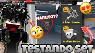 &bull;TESTANDO SET SOULLESS THEATER COM 2 КОСПЛЕЙ | Flee The Facility Roblox |&bull;