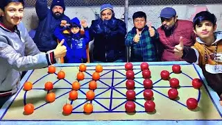 Desi village style Game play Bead 16 || 2 player Challenge Game learn to play 